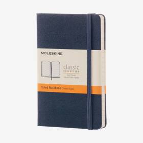 Cuaderno Pequeño Rayas Azul Zafiro Hc