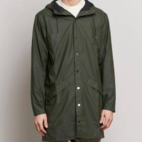 Chaqueta Larga Rains Verde S/M