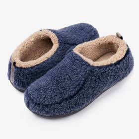 Pantuflas Para Hombre Confortables Azul M