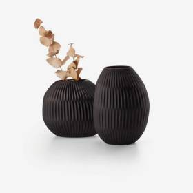 Florero Noir Ancho