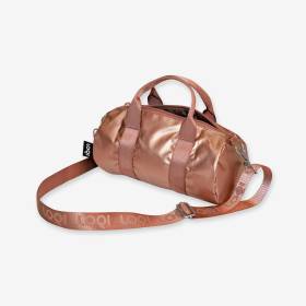 Duffel Pequeño Ligero Rosa Metalizado