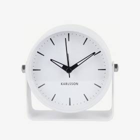 Reloj Despertador Con Mecanismo Silencioso Calm Blanco
