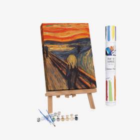 Kit De Arte Con Guía Numerada 40X60 El Grito