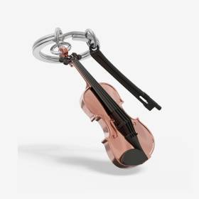 Llavero Violín Oro Rosa