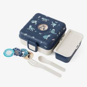 Lonchera Snacky Wolf Azul