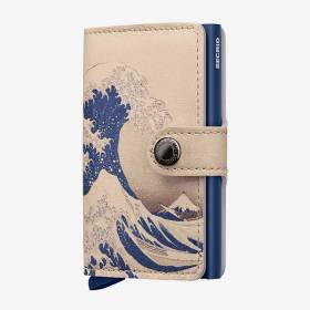 Billetera Compacta Colección De Arte 'Gran Ola'