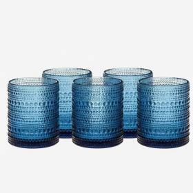 Set X6 Vaso Jupiter Dof Azul 10Oz