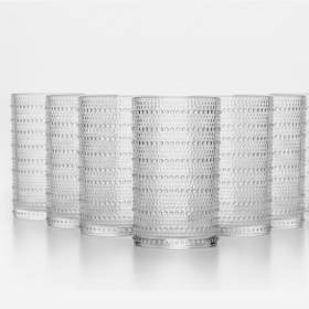 Set X6 Vaso Jupiter Ice Cristal 13Oz