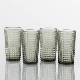Set X6 Vaso Malcolm Ice Gris 15Oz