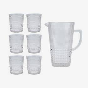 Set Vasos Malcolm X6 + Jarra