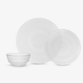 Set De Vajilla Jupiter Cristal 12 Piezas