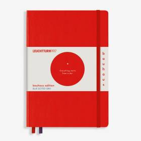 Cuaderno Grande Bauhaus Rojo Hc