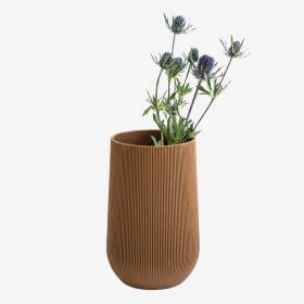 Florero Sequoia 11X20 Café