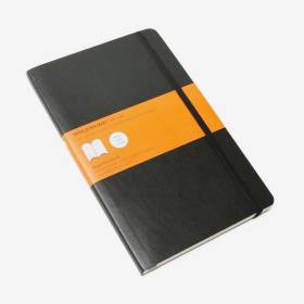 Cuaderno Grande Rayas Negro Sc
